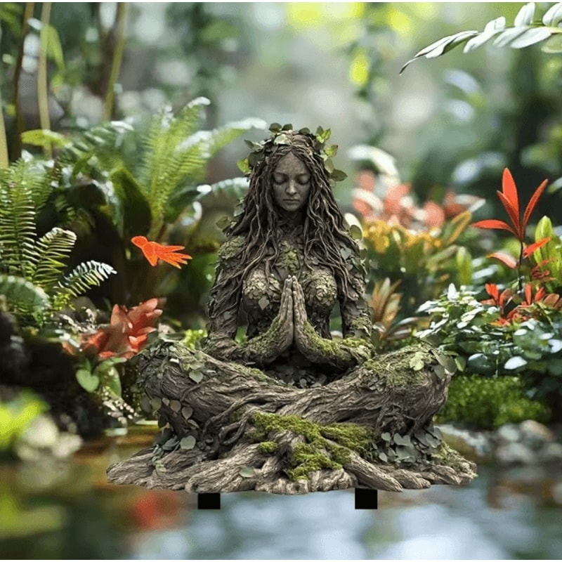 2D Acrylic Elf Bonsai Garden Stake Fairy Landscape Decor For Plants Outdoor Spaces 3
