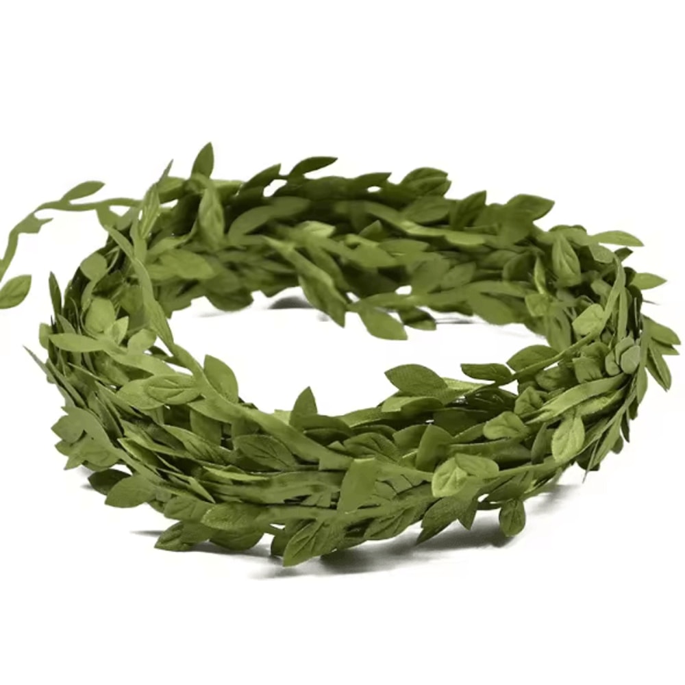 10M20M Artificial Leaf Vine Garland DIY Greenery Ribbon For Home Event Decor 1