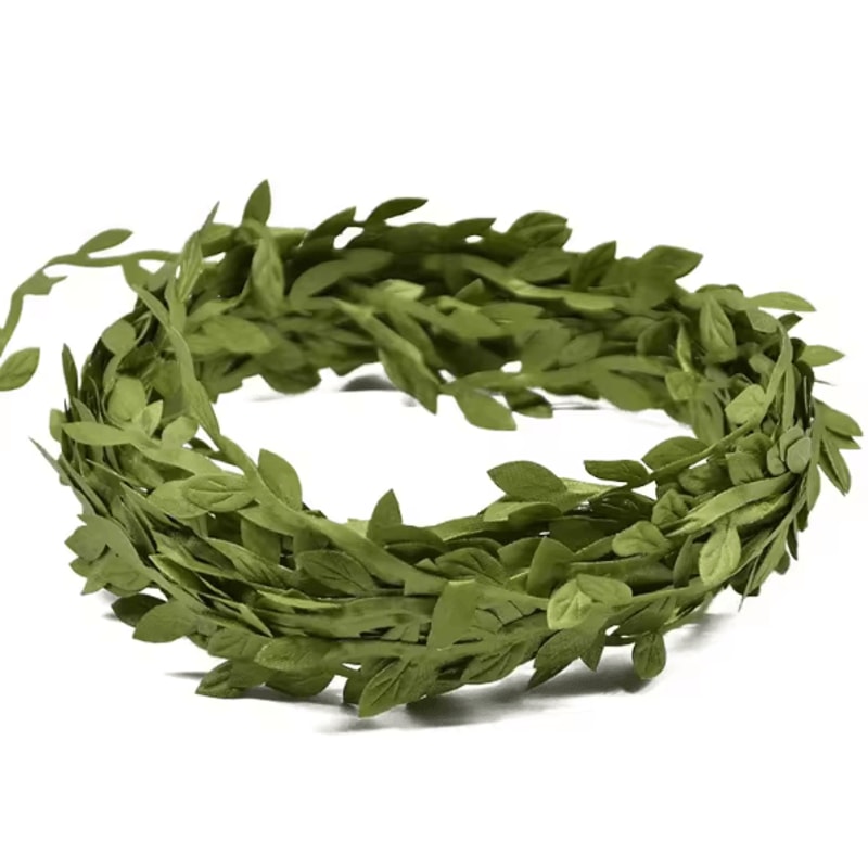 10M20M Artificial Leaf Vine Garland DIY Greenery Ribbon For Home Event Decor 1