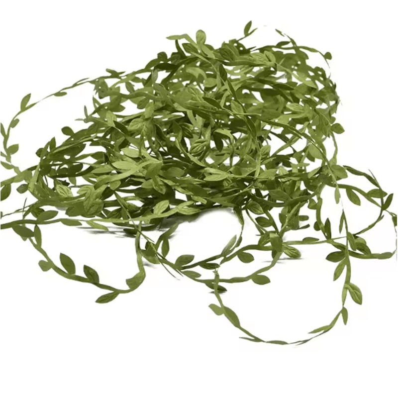 10M20M Artificial Leaf Vine Garland DIY Greenery Ribbon For Home Event Decor 2