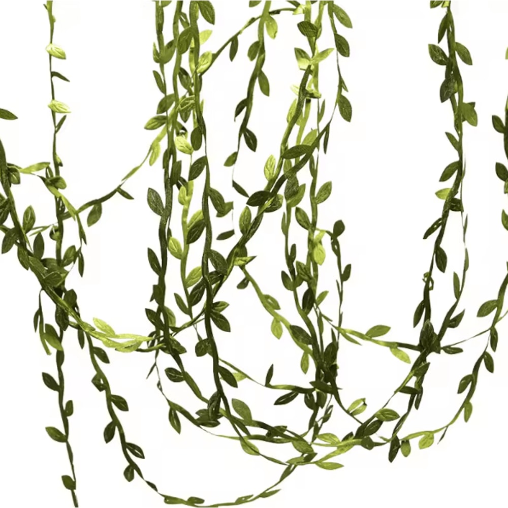10M20M Artificial Leaf Vine Garland DIY Greenery Ribbon For Home Event Decor 4