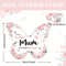 Butterfly Acrylic Plaque For Mum Heartfelt Keepsake Gift For Mothers Day Birthdays 5