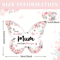 Butterfly Acrylic Plaque For Mum Heartfelt Keepsake Gift For Mothers Day Birthdays 5