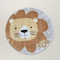 Cartoon Lion Plush Round Rug Soft Fluffy Kids Carpet For Nursery Living Room 2