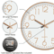 Minimalist Silent Quartz Wall Clock Modern NoTicking Decor 81012 Inch 4