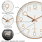 Minimalist Silent Quartz Wall Clock Modern NoTicking Decor 81012 Inch 4