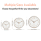 Minimalist Silent Quartz Wall Clock Modern NoTicking Decor 81012 Inch 5