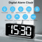 Large LED Digital Alarm Clock With Temperature Night Light Table Clock For Bedroom Office 0