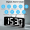 Large LED Digital Alarm Clock With Temperature Night Light Table Clock For Bedroom Office 0