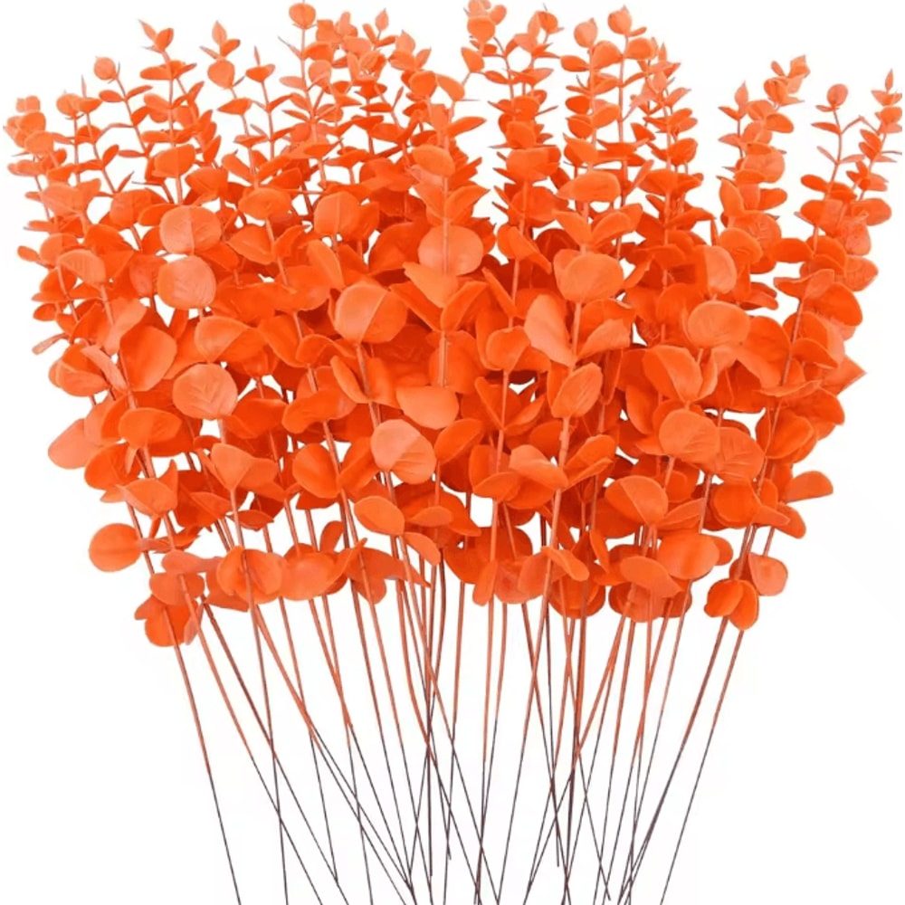 10100PCS Artificial Eucalyptus Leaves Bulk Greenery For DIY Crafts Wedding Home Decor 9