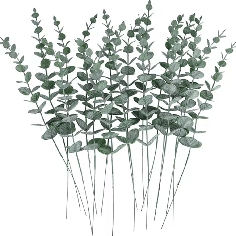 10100PCS Artificial Eucalyptus Leaves Bulk Greenery For DIY Crafts Wedding Home Decor 12