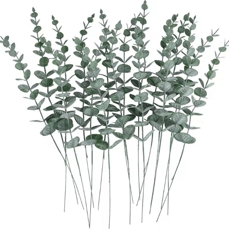 10100PCS Artificial Eucalyptus Leaves Bulk Greenery For DIY Crafts Wedding Home Decor 12