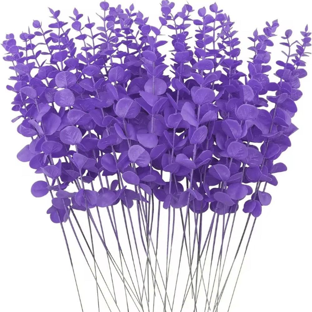 10100PCS Artificial Eucalyptus Leaves Bulk Greenery For DIY Crafts Wedding Home Decor 14