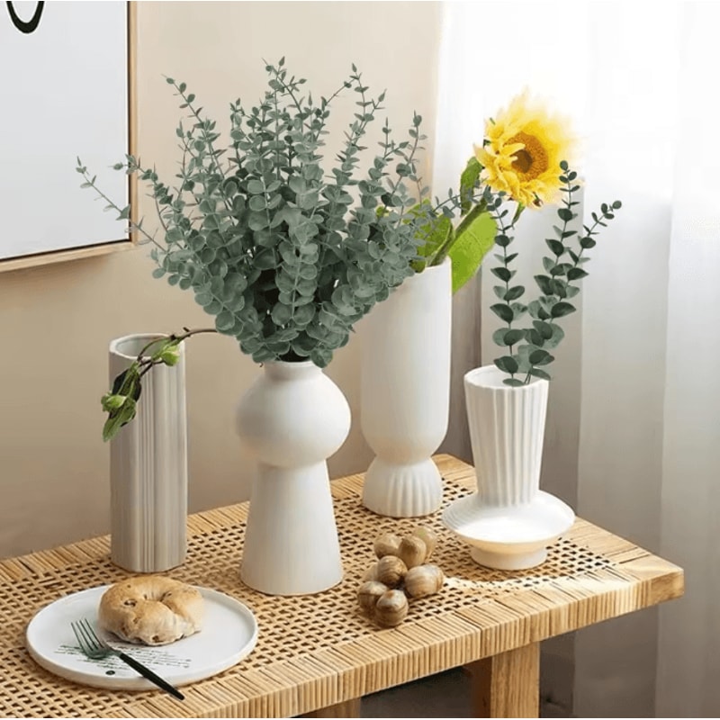 10100PCS Artificial Eucalyptus Leaves Bulk Greenery For DIY Crafts Wedding Home Decor 1