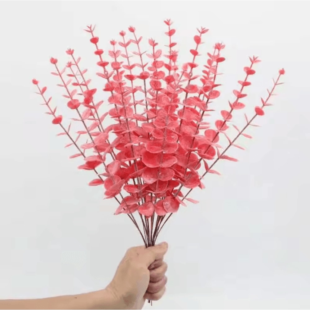 10100PCS Artificial Eucalyptus Leaves Bulk Greenery For DIY Crafts Wedding Home Decor 4