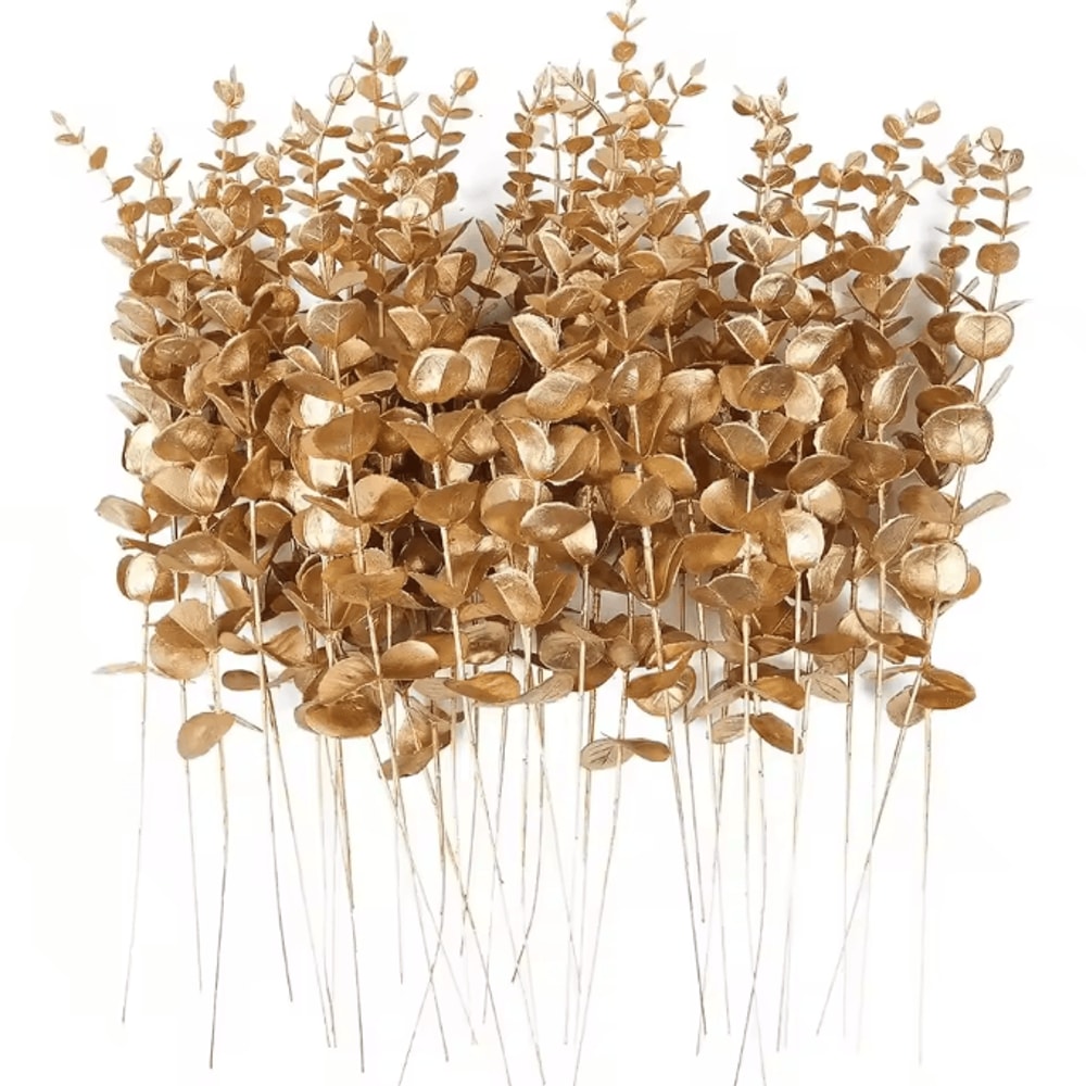 10100PCS Artificial Eucalyptus Leaves Bulk Greenery For DIY Crafts Wedding Home Decor 8