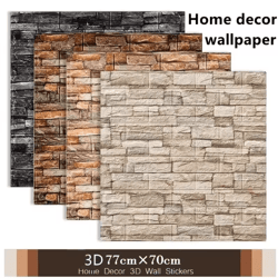 3d faux brick wall sticker panels – self-adhesive waterproof diy wallpaper