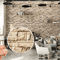 3D Faux Brick Wall Sticker Panels SelfAdhesive Waterproof DIY Wallpaper 4