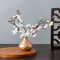 Artificial Plum Blossom Branch Silk Peach Blossom Flowers For Elegant Home Event Decor 0