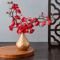 Artificial Plum Blossom Branch Silk Peach Blossom Flowers For Elegant Home Event Decor 5