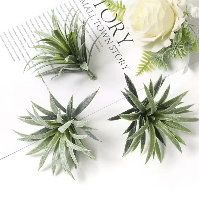 10PCS Artificial Greenery Leaves Set DIY Floral Craft Wedding Decor Accents 11