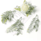 10PCS Artificial Greenery Leaves Set DIY Floral Craft Wedding Decor Accents 5
