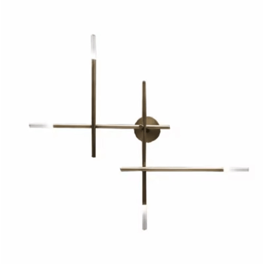 Nordic Cross Line LED Wall Lamp Minimalist Modern Sconce Light For Living Room Bedroom 4