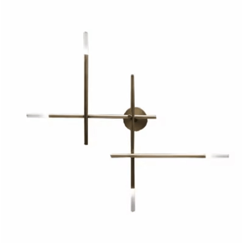 Nordic Cross Line LED Wall Lamp Minimalist Modern Sconce Light For Living Room Bedroom 4