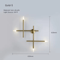 Nordic Cross Line LED Wall Lamp Minimalist Modern Sconce Light For Living Room Bedroom 5