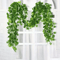 10PCS Artificial Ivy Leaf Garland Hanging Greenery Vines For Home Event Decor 8