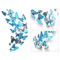 12PCS 3D Magnetic Butterfly Stickers Colorful PVC Wall Fridge Decor Set 1