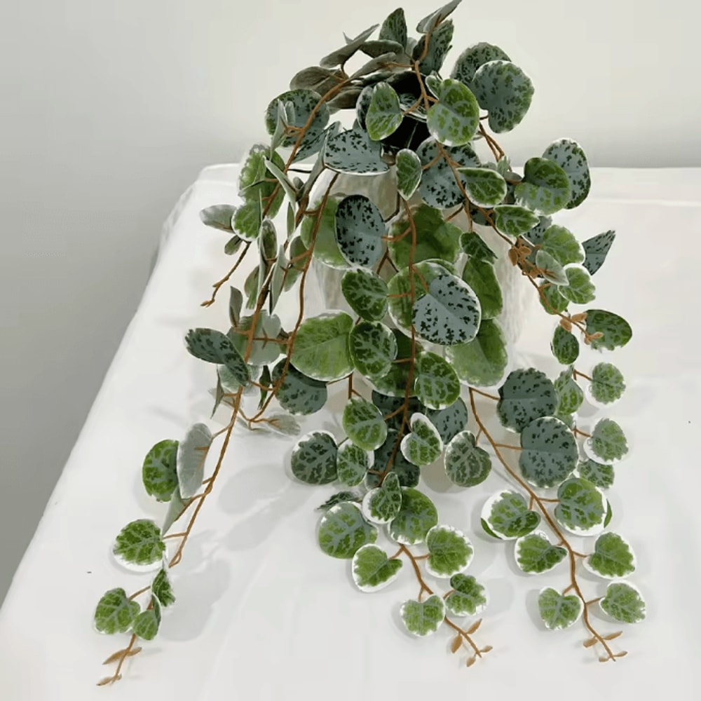 Artificial Eucalyptus Hanging Vine Realistic Greenery Wall Decor Accent 1