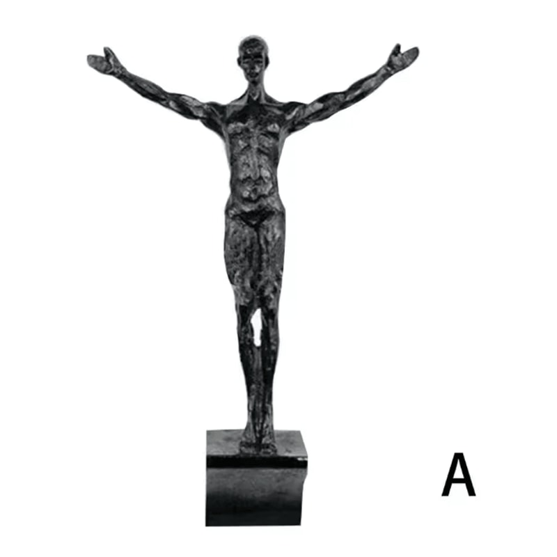 Modern Climbing Man Wall Sculpture Creative Resin 3D Wall Art Decor 1