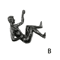 Modern Climbing Man Wall Sculpture Creative Resin 3D Wall Art Decor 2