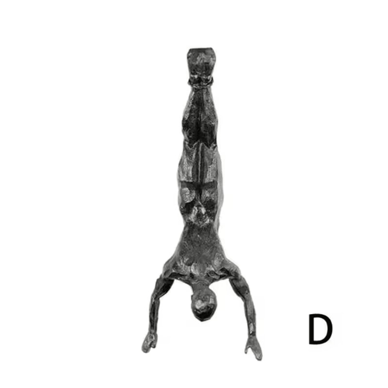 Modern Climbing Man Wall Sculpture Creative Resin 3D Wall Art Decor 4
