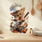 Adorable Cartoon Mouse Wall Decal Removable SelfAdhesive PVC Sticker For Home Decor 0