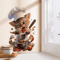 Adorable Cartoon Mouse Wall Decal Removable SelfAdhesive PVC Sticker For Home Decor 2