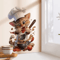Adorable Cartoon Mouse Wall Decal Removable SelfAdhesive PVC Sticker For Home Decor 2