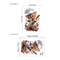 Adorable Cartoon Mouse Wall Decal Removable SelfAdhesive PVC Sticker For Home Decor 5