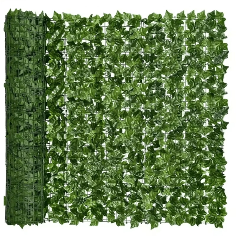 Artificial Ivy Fence Wall Panel Faux Greenery Privacy Screen For Garden Balcony Decor 0