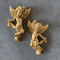 Cute Cherub Angel Wall Hanging Resin Cartoon Angel Sculpture Decor 0