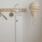 Handwoven Rattan Hot Air Balloon Wall Hanging Boho Nursery Decor Baby Photo Prop 3