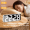 LED Digital Alarm Clock With Temperature Display Adjustable Brightness 1224 Hour Desktop Clock 1