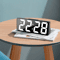 LED Digital Alarm Clock With Temperature Display Adjustable Brightness 1224 Hour Desktop Clock 3