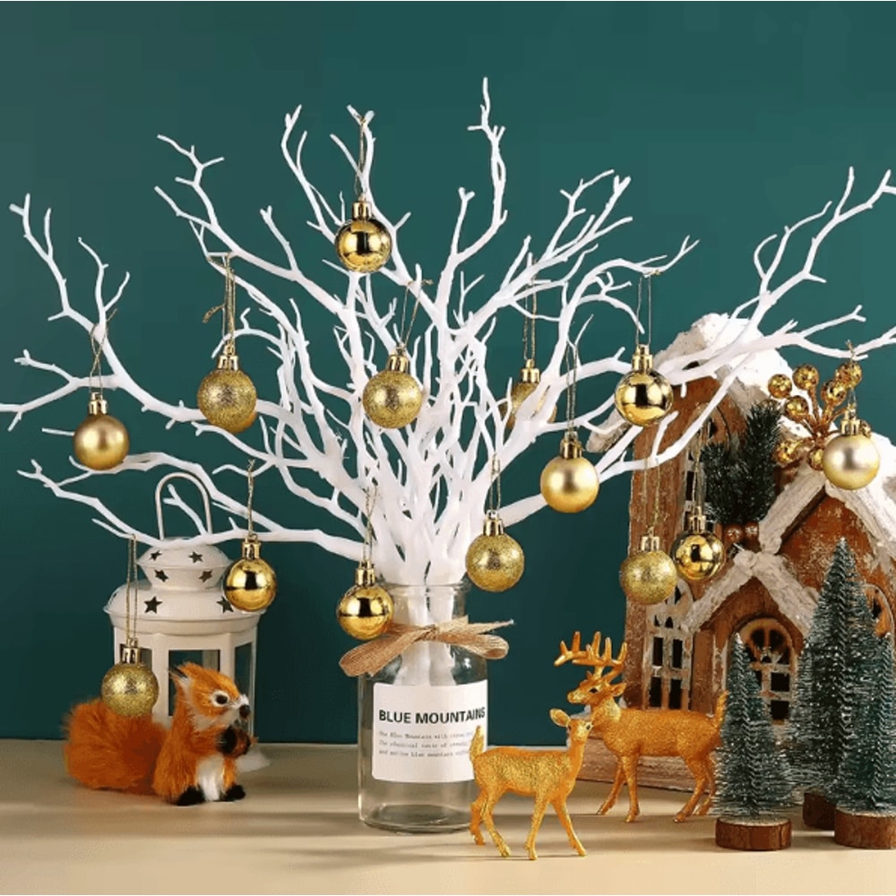 Artificial Antler Branch Decor Plastic Twig Stems For DIY Seasonal Home Styling 1
