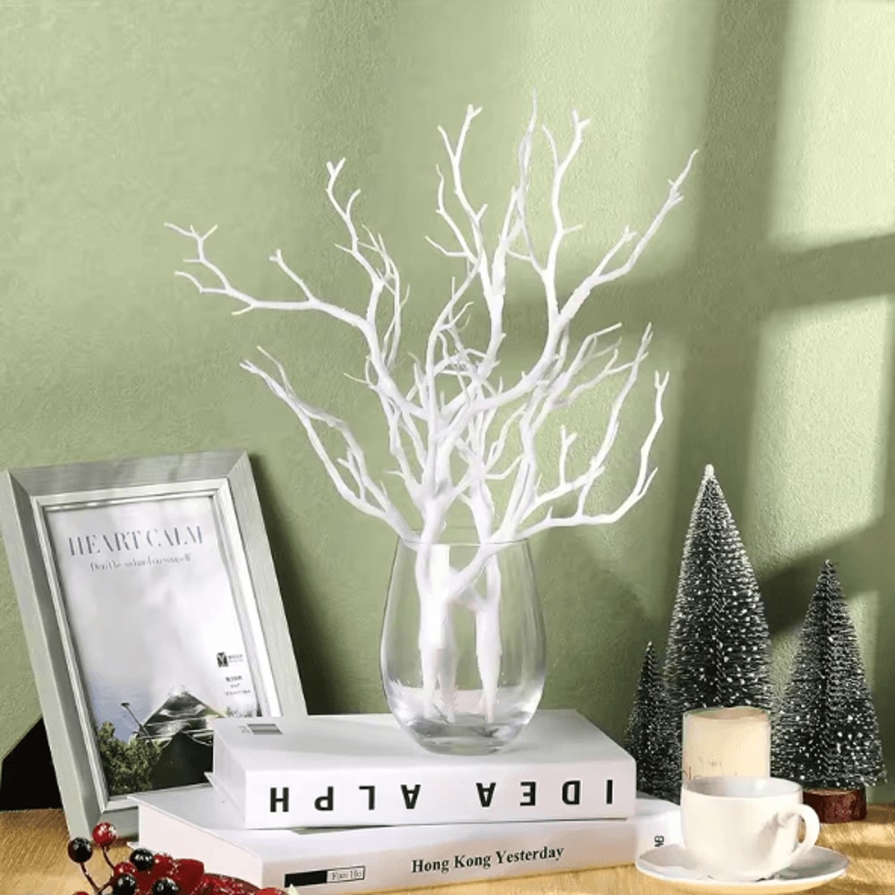 Artificial Antler Branch Decor Plastic Twig Stems For DIY Seasonal Home Styling 2