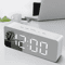 LED Digital Alarm Clock With Temperature Adjustable Brightness Desktop Clock For Bedroom Office 0