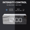LED Digital Alarm Clock With Temperature Adjustable Brightness Desktop Clock For Bedroom Office 3