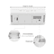LED Digital Alarm Clock With Temperature Adjustable Brightness Desktop Clock For Bedroom Office 4