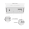 LED Digital Alarm Clock With Temperature Adjustable Brightness Desktop Clock For Bedroom Office 4